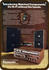 1976 PANASONIC RA-6600 STEREO Vintage-Look ****DECORATIVE REPLICA METAL SIGN**** picture