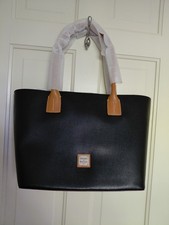 Dooney & Bourke Black Small Russel Saffiano Leather NWT picture