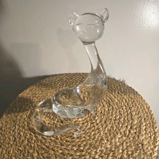 Vintage KRISTALUXUS Art Glass MCM Crystal Clear 7