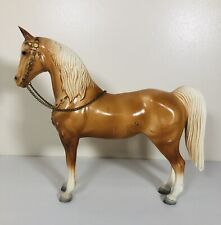 Vintage Palomino Western Horse Stamped USA Chain Reins Model Horse Collectible picture