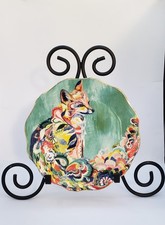 Anthropologie Starla M Halfmann Fancy Fox 11 Plate Mooreland Dessert Salad 8