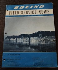 Vintage Aug 1959 Boeing Field Service News (not for public) - B47, B52G, KC135 picture