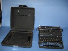 Vintage Royal Quiet De Luxe Portable Typewriter with Case working picture