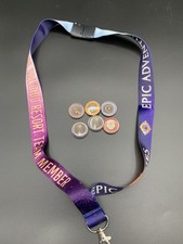 Universal Orlando Epic Universe Opening Team Member Exclusive Buttons & Lanyard picture