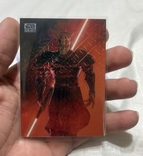 Topps 2026 SW Chrome Galaxy Art of Dark Side ADS-8 Savage Opress 01/50 picture