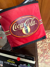 Coca-Cola Red Insulated Cooler Lunch Bag Zippered 