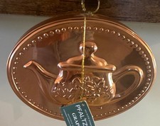 Vintage Old Dutch Grapevine Teapot Metal Wall Plaque Trivet #826PF Korea picture