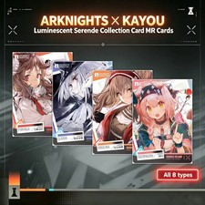 ARKNIGHTS X KAYOU Luminescent Serende Collection Card  MR Cards picture