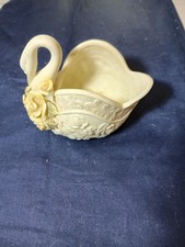 vintage ceramic swan planter  picture