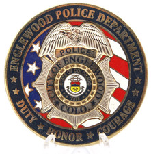 Englewood Police Department Colorado Law Enforcement Challenge Coin 1.75