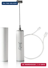 Joe'y Electric Milk Frother, USB Rechargeable Handheld Mixer, Dual Speed Stainle picture