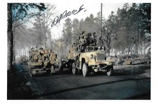 Al Price auto-signed 4x6 photo Battle of The Bulge D-Day Europe WW II COA LOOK picture