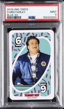 2018 UNO 1990'S BLUE-#2 CHRIS FARLEY PSA 9 picture