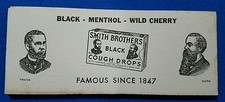 7 Early 1900's Smith Brothers Cough Drops advertising blotters - EXC CONDITION picture
