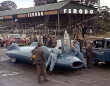 Sport Motor Racing pic 1960 Donald Campbells new Bluebird car Good- Old Photo picture