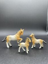 Vintage Miniature Figurines Bone China Horse Family (3) Hand Painted Japan 1-2” picture