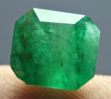 Green Emerald Loose Gemstone for Rings Swat Mine Pakistan 3.0 CT picture