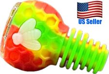 Universal 14mm 18mm Hybrid Silicone Glass Bowl - Blacklight Reactive picture