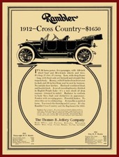 1912 Rambler X Country, Kenosha WI NEW Metal Sign 24