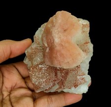 322g Natural Stilbite On Apophyllite Base Matrix Mineral Specimen from India picture