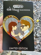 WDI MOG Valentine's Day Hearts Carl And Ellie Up LE 300 Disney Pin picture