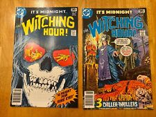 The Witching Hour 80 & 83 Dc Horror Comics Lot Classic. Covers Fine Condition BB picture