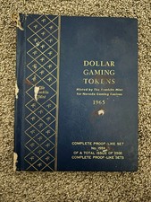 1965 Dollar Gaming Tokens - Franklin Mint Proof-Like Set No 1559 Of 2500 picture