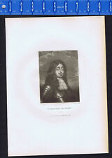 Charles Stanley, 8th Earl of Derby, Lord Strange -  1810 Mezzotint Engraving picture
