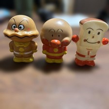 Rare 1989 1991 Anpanman Sofubi Figures 3 Piece Set picture