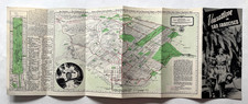 Vintage ca 1940 Official San Francisco Convention & Tourist Bureau Map Brochure picture