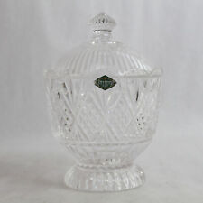 Vintage Shannon Crystal Godinger Dublin Box Footed Covered Candy Dish Decor picture