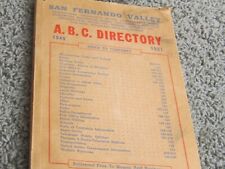 SAN FERNANDO VALLEY & VICINITY A.B.C. DIRECTORY 1949-1951. April 1949 issue picture