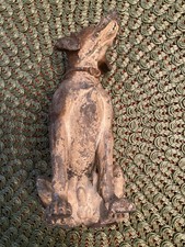 Large Antique Vienna Bronze Cold Painted Dog Hound Franz Bergmann Style  G2U picture