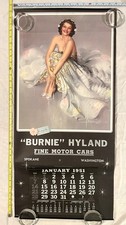 Vintage 1951 Rolf Armstrong pin-Up Calendar  - complete - 33