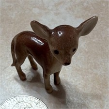 Miniature Porcelain Hagen Renaker Vintage Chihuahua Figurine Collectible  picture