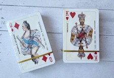 VINTAGE PIATNIK PLAYING CARDS ROMANOV ROMANOW 2 DECKS NEW picture