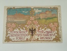 Advertising postcard De Col charity consortium Forlì May holidays 1905 picture