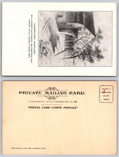 Private Mailing Card Mill Illustration Postcard picture