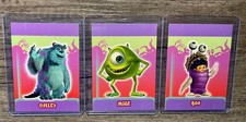 2001 Topps Monsters Inc Pop-Ups P1 Sulley P2 Mike P3 Boo Rookie Cards RC Lot picture