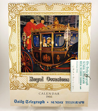 Vintage Large 1966 Royal Occasions Calendar Daily/Sunday Telegraph Nice Cond picture