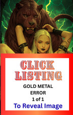 GOLD 1 of 1 FMJ Fantasy of Cosplay Evil Lyn MotU VIRGIN Full Chase TATTOO ERROR picture