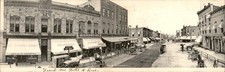 Grand Ledge MI Michigan Shops Main Street FOLD OPEN c1900-20s  Vintage Postcard picture