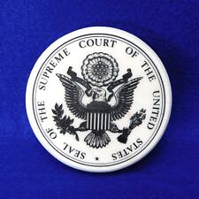 Supreme Court Seal Paperweight Culture Marble Etched picture