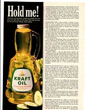 1967 Print Ad Kraft Light Oil Hold Me Attractive new decanter handy handle picture
