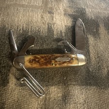  Vintage Sears Craftsman Camp Scout Utility Pocket Knife  picture