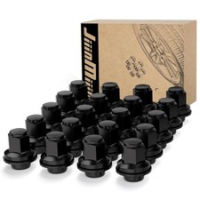 M12x1.5 Toyota Lexus Lug Nuts, 13/16'' (21mm) Hex OEM Factory Style Black Mag picture