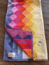 Vintage Ipanema Beach Towel Geometric Pattern Colorful Cotton Geo 54