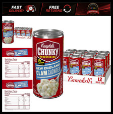 Campbell's Chunky Soup, New England Clam Chowder, 18.8 Oz Can (Case of 12) picture