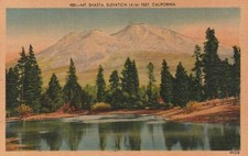 1930s Mt. Shasta, Elevation 14,161 ', California Scenic Views a308 picture