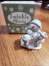 Vtg Sarah’s Attic Twinkle Mints Flurry Friends Christmas Figurine picture